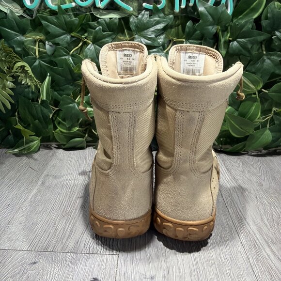 Rocky Sv2 Men Sz 5.5 W 7 Special Ops Military Combat Boot Coyote Brown Tan USA main image 6